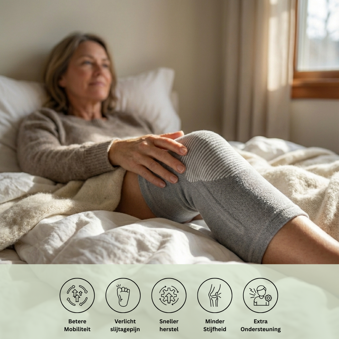 Premium Bamboe Kniebrace | Verlicht meniscuspijn & slijtage