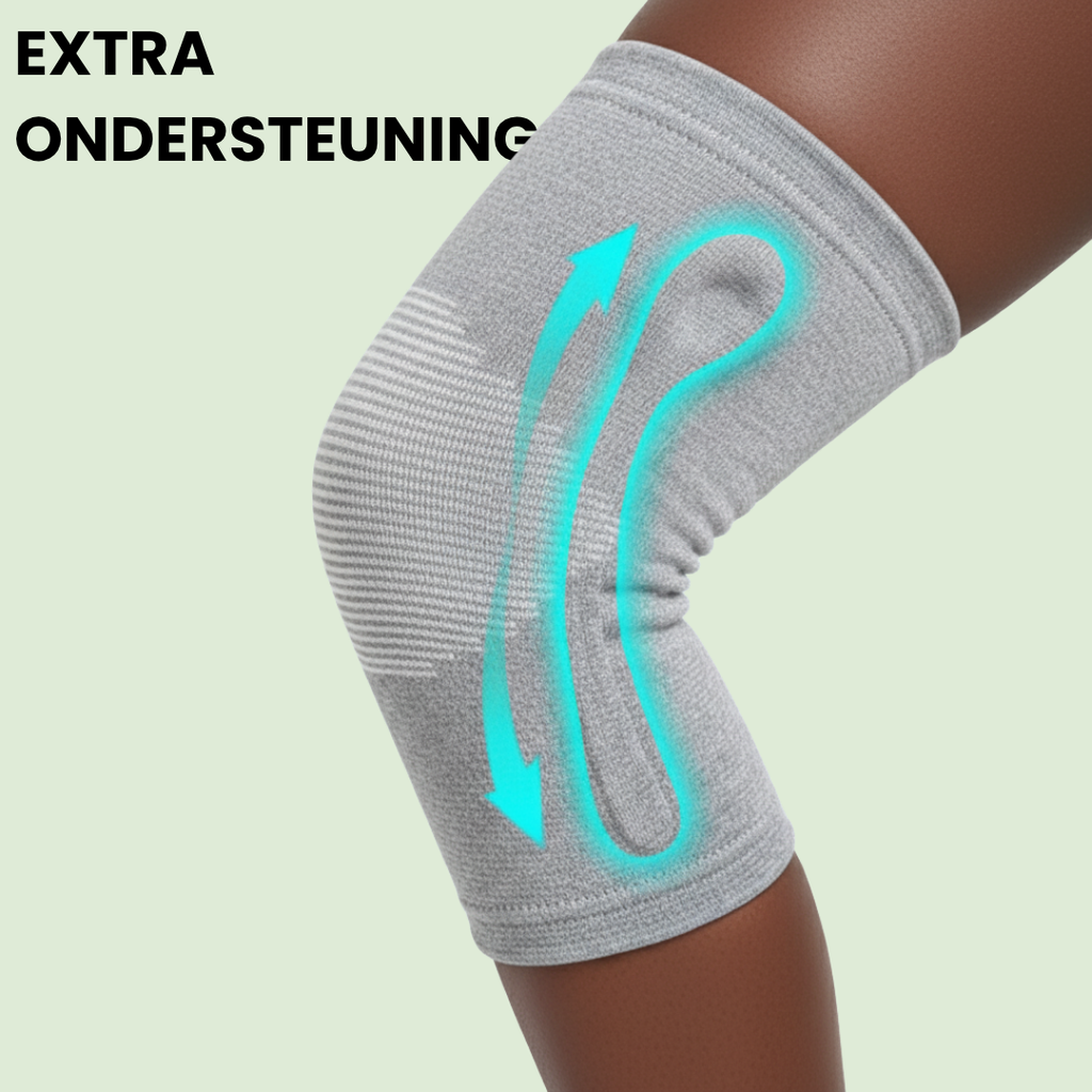 Premium Bamboe Kniebrace | Verlicht meniscuspijn & slijtage