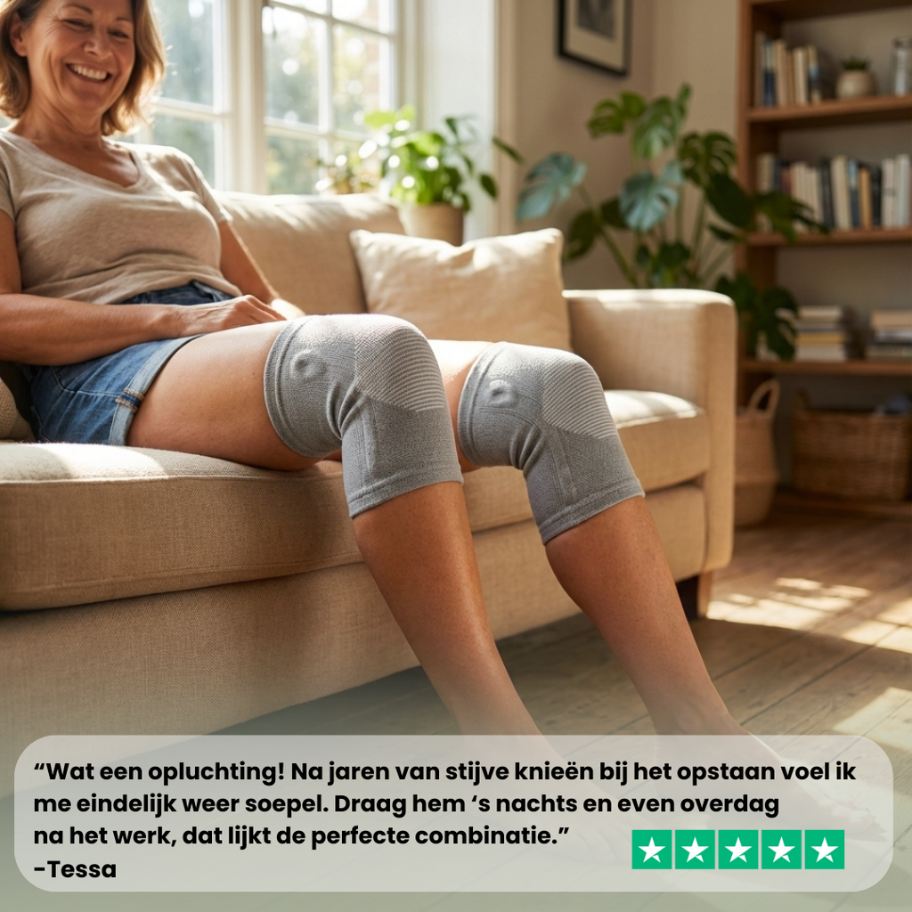 Premium Bamboe Kniebrace | Verlicht meniscuspijn & slijtage