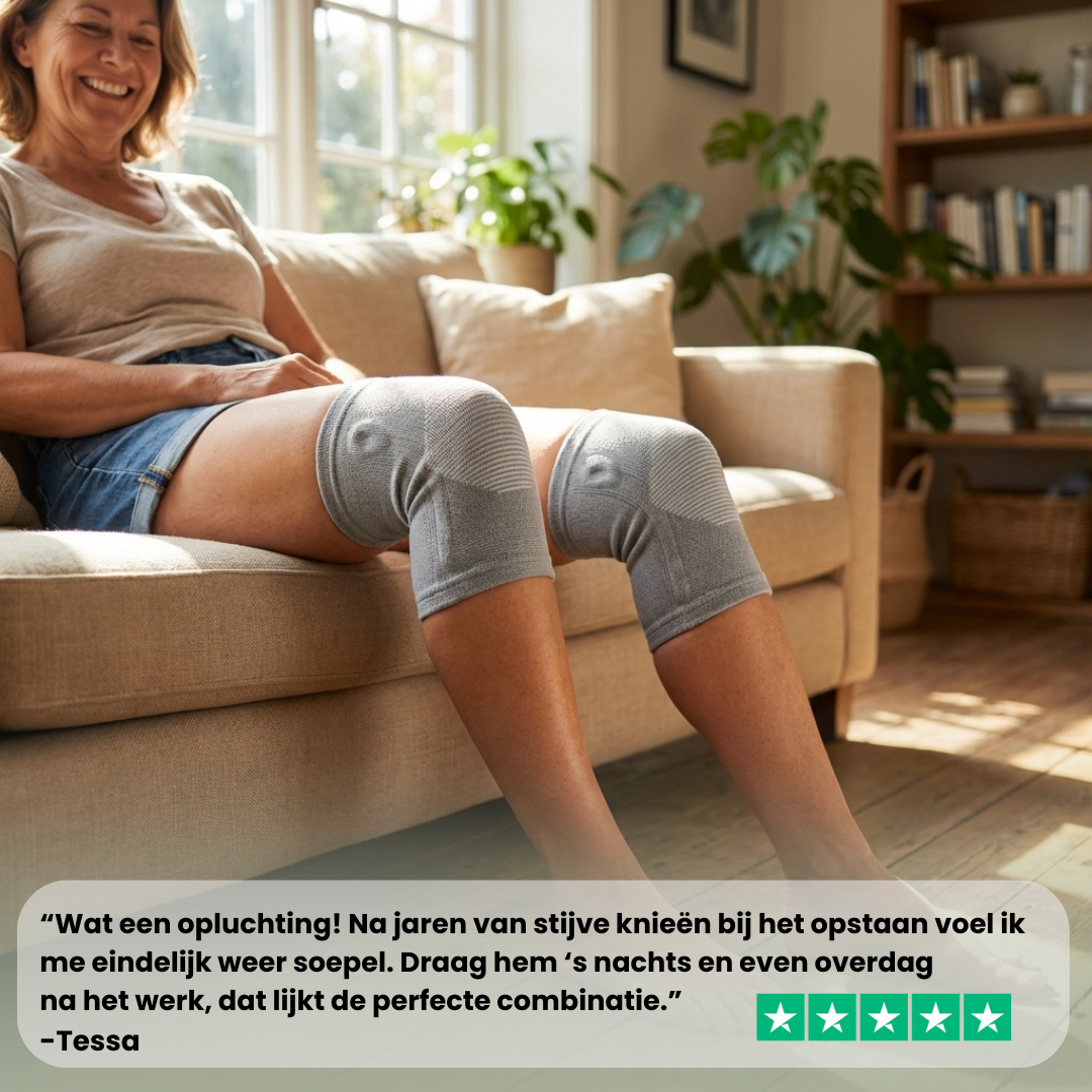 Premium Bamboe Kniebrace | Verlicht meniscuspijn & slijtage